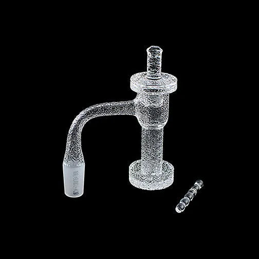 Space King Fully Fused Engraved Terp Slurper (Black / Gold) - Discreet Smoker