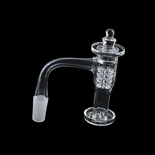 Space King Fully Fused Diamond Knot Banger Kit (Teal) - Discreet Smoker