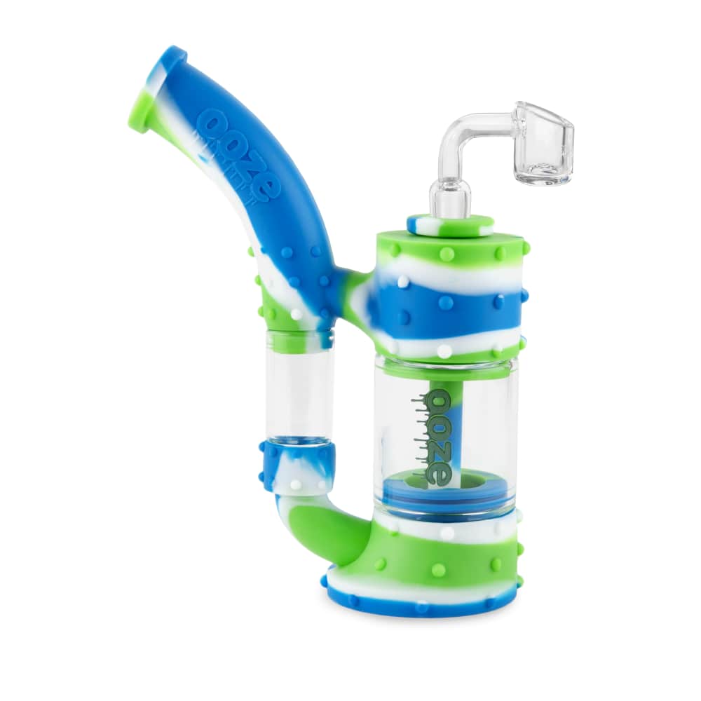Ooze Stack Pipe Silicone Bubbler - Discreet Smoker