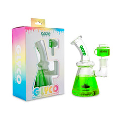 Ooze Glyco Bong Glycerin Chilled Glass Water Pipe - Discreet Smoker