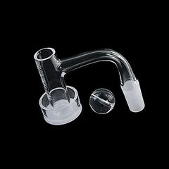 Space King Fully Fused White Bottom Banger Kit (Red) - Discreet Smoker