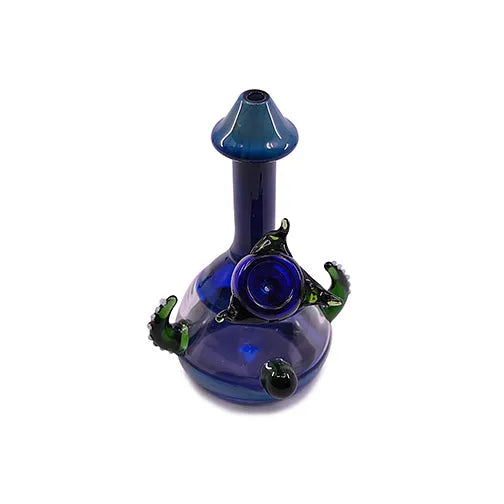 Glass Bubbler - Mushroom Art (8") - Discreet Smoker
