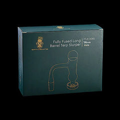 Space King Fully Fused Long Barrel Terp Slurper (Dark Green) - Discreet Smoker
