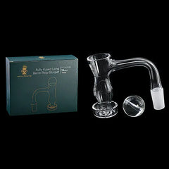 Space King Fully Fused Long Barrel Terp Slurper (Dark Green) - Discreet Smoker