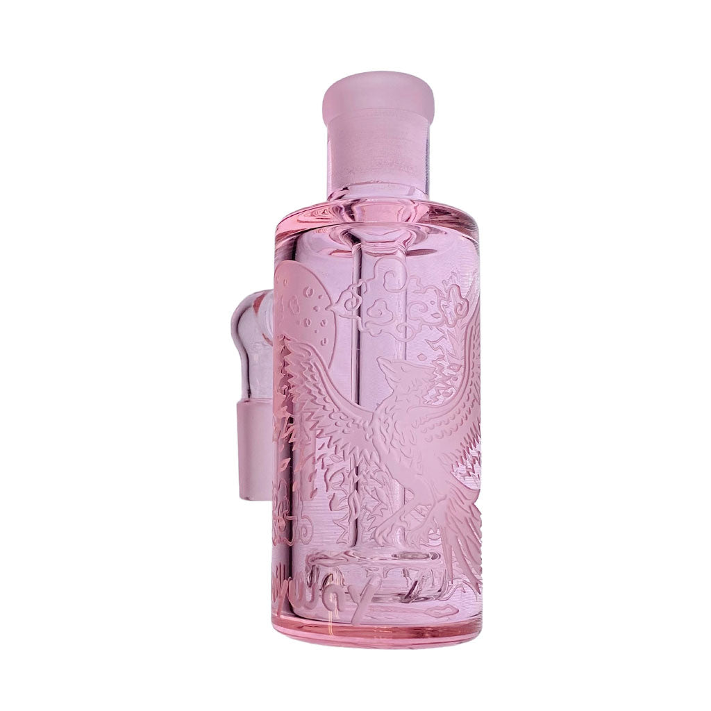 MILKYWAY PHOENIX SANDBLASTED SHOWERHEAD DIFFUSER WET ASH CATCHER - Discreet Smoker