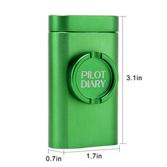 Dugout With Mini Grinder - Discreet Smoker