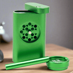 Dugout With Mini Grinder - Discreet Smoker