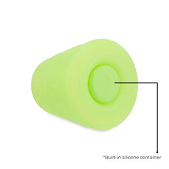 Ooze Blaster Silicone Glass 4-in-1 Hybrid Water Pipe and Dab Straw - Discreet Smoker