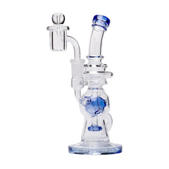 Human Grade 7" Swiss Rig Water Pipe - Discreet Smoker