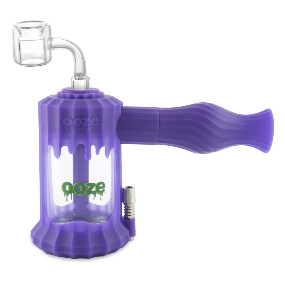 Ooze Clobb Silicone Water Pipe and Dab Straw - Discreet Smoker