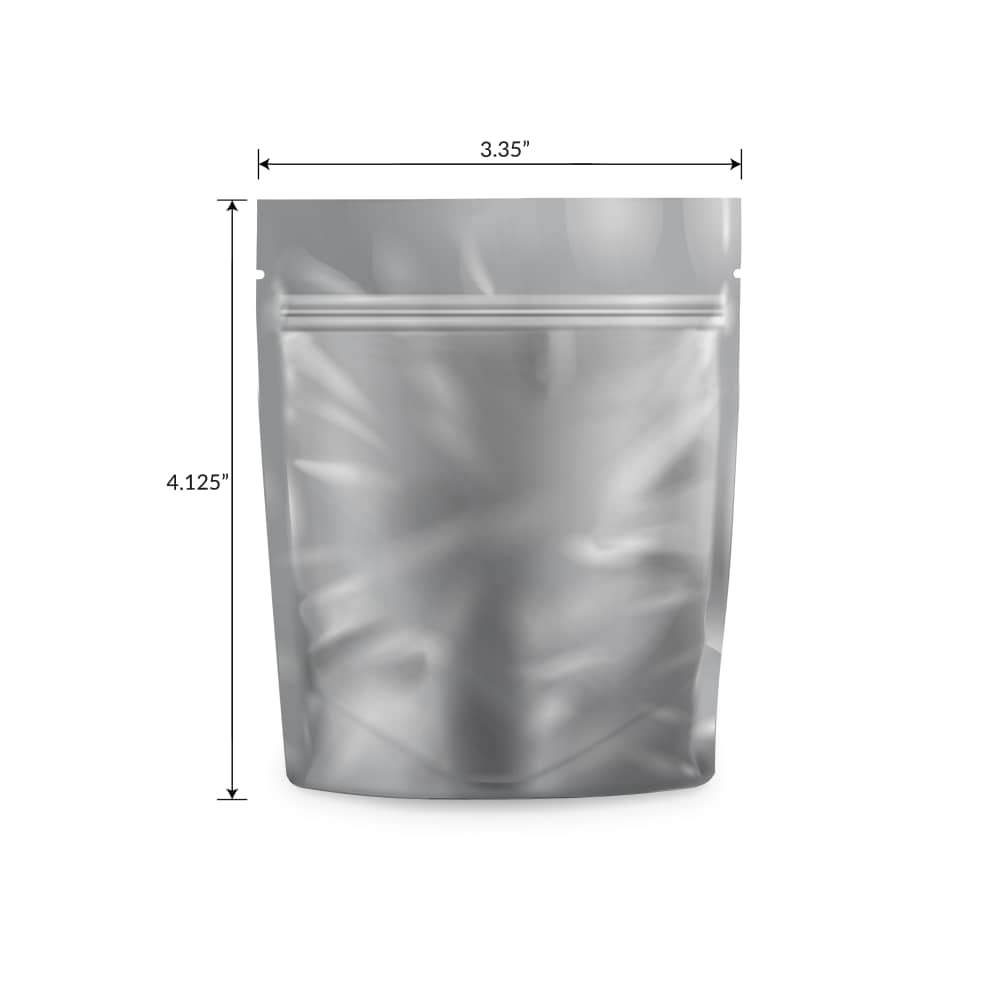 Loud Lock 1 Gram Mylar Smell Proof Vacuum Seal Bags - 1,000 Count - Discreet Smoker