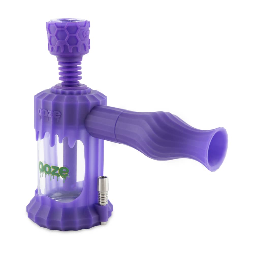 Ooze Clobb Silicone Water Pipe and Dab Straw - Discreet Smoker