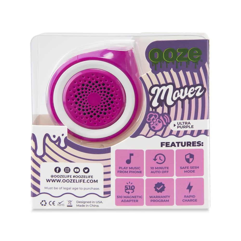 Ooze Movez Wireless Speaker 510 Vape Battery - Discreet Smoker
