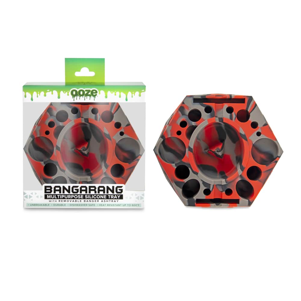Ooze Bangarang Silicone Ash Tray - Discreet Smoker