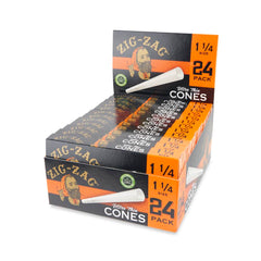 Zig Zag 1 ¼ Size Ultra Thin Pack of 24 Cones – 12ct Display