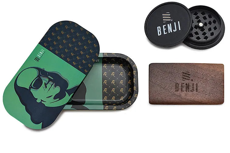 Benji 3D Holographic Slim Tray Kit (3 Designs) - Discreet Smoker