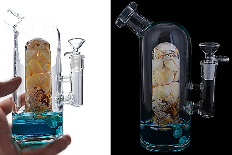 Fun Capsule Rig Glass Water Pipe - Discreet Smoker