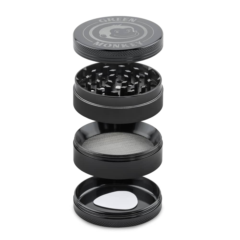 Green Monkey Grinder - Capuchin 4pc - 63mm - Discreet Smoker