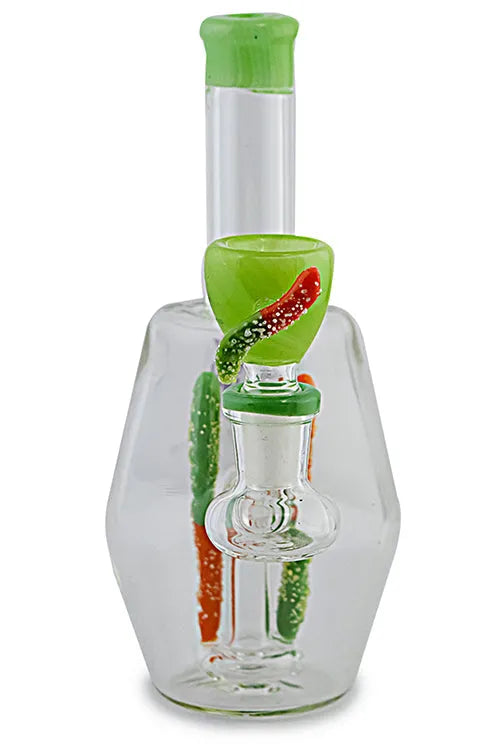 Space King Gummy Worms Water Pipe - Discreet Smoker