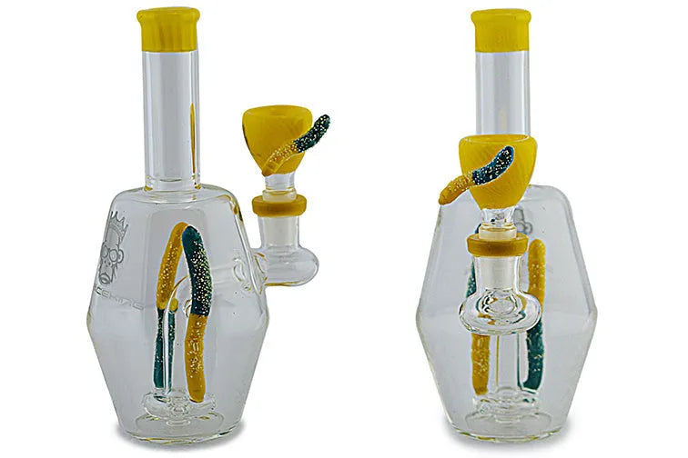 Space King Gummy Worms Water Pipe - Discreet Smoker