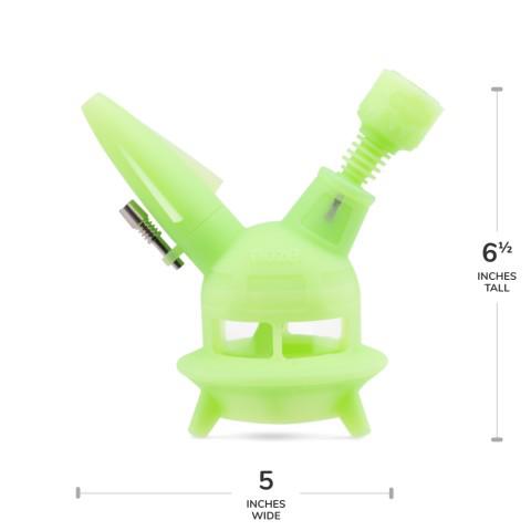 Ooze UFO Silicone Water Pipe - Discreet Smoker