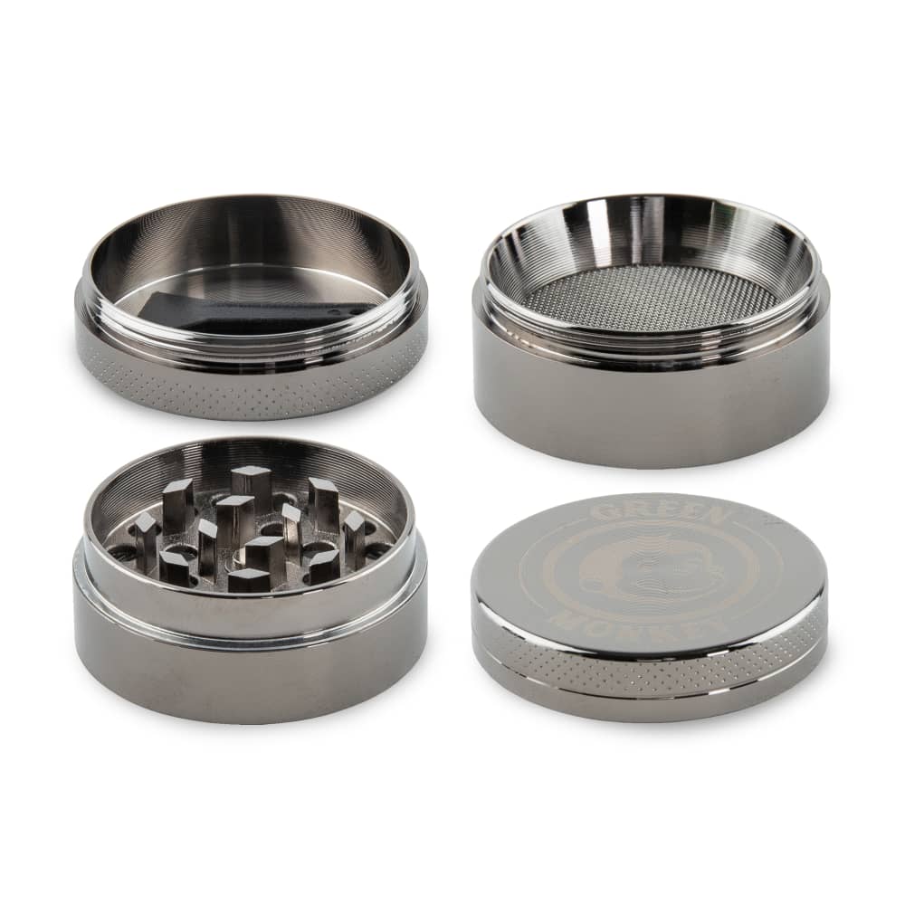 Green Monkey Grinder - Capuchin 4pc - 40mm - Discreet Smoker