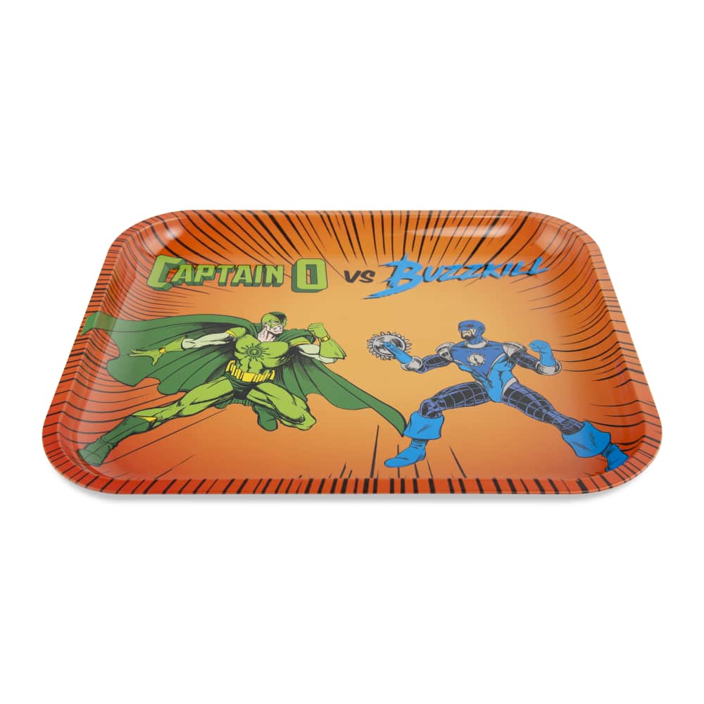 Ooze Rolling Tray - Metal - Large - Discreet Smoker