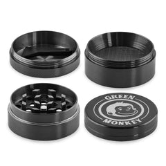 Green Monkey Grinder - Capuchin 4pc - 40mm - Discreet Smoker