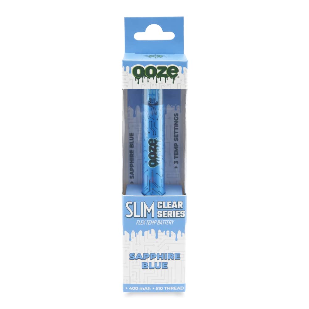 Slim Clear Series Transparent 510 Vape Battery - Discreet Smoker