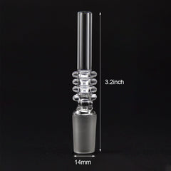 Nectar Collector Glass Tip 14mm 2PCS - Discreet Smoker