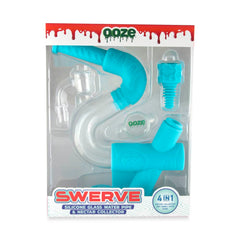 Ooze Swerve Silicone Water Pipe - Discreet Smoker