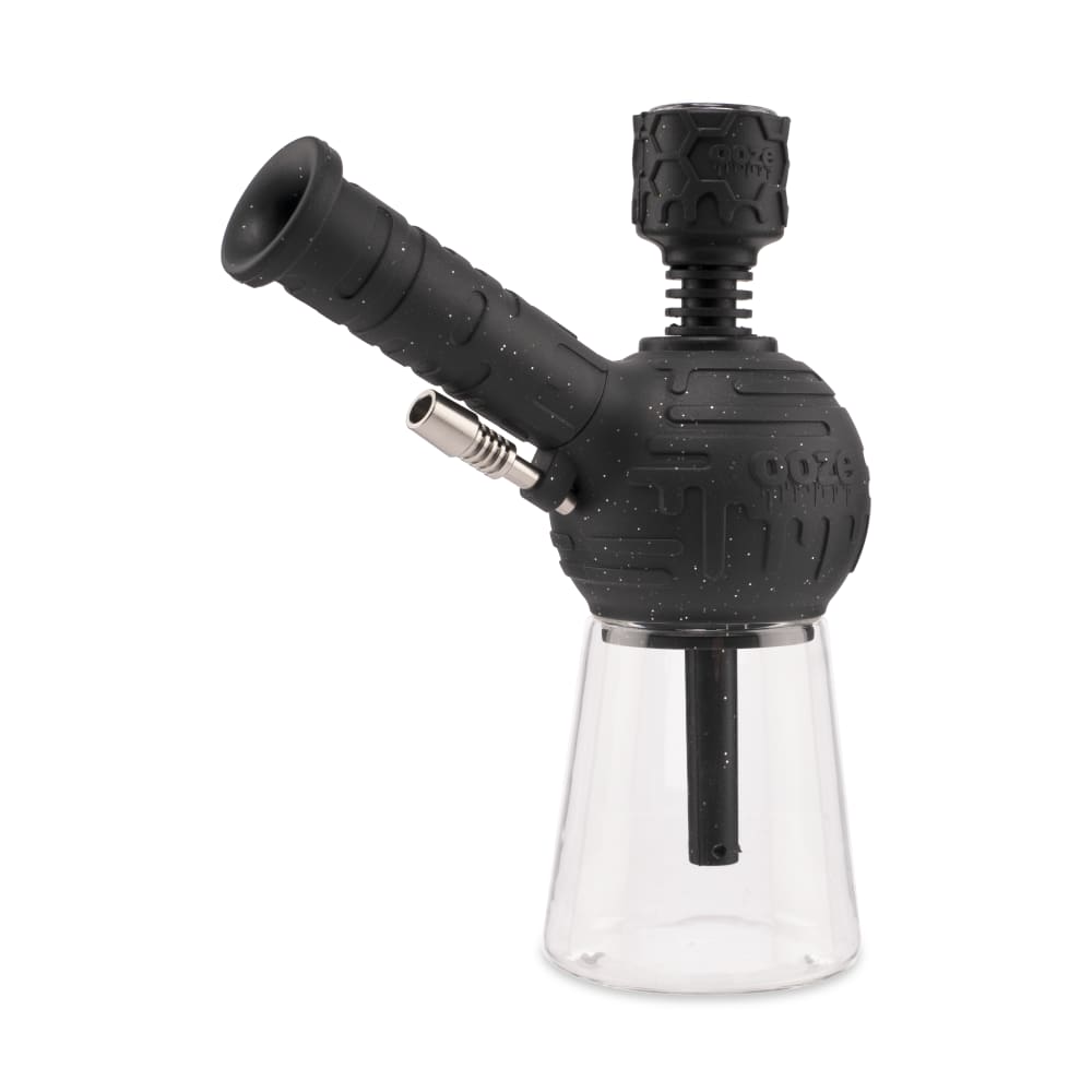 Ooze Blaster Silicone Glass 4-in-1 Hybrid Water Pipe and Dab Straw - Discreet Smoker