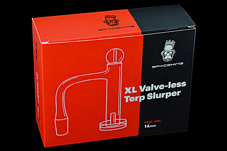 Space King XL Valve-less Terp Slurper (Red / Black) - Discreet Smoker
