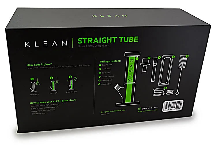 KLEAN Glass - Straight Tube - Discreet Smoker