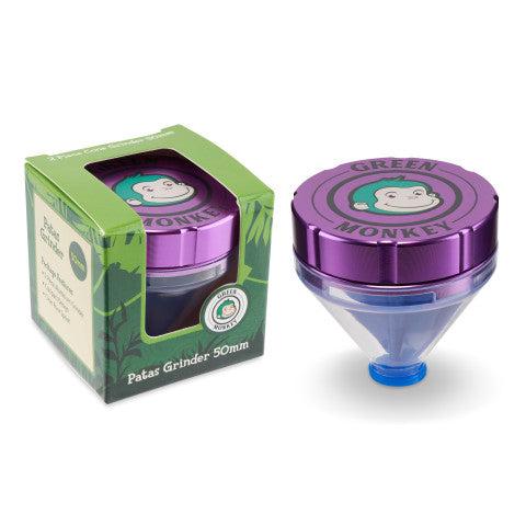 Green Monkey Grinder - Patas 2pc - 50mm - Discreet Smoker