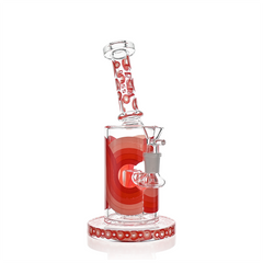 Retro Scientific Bong with Matrix Perc | Croia Glass - Discreet Smoker
