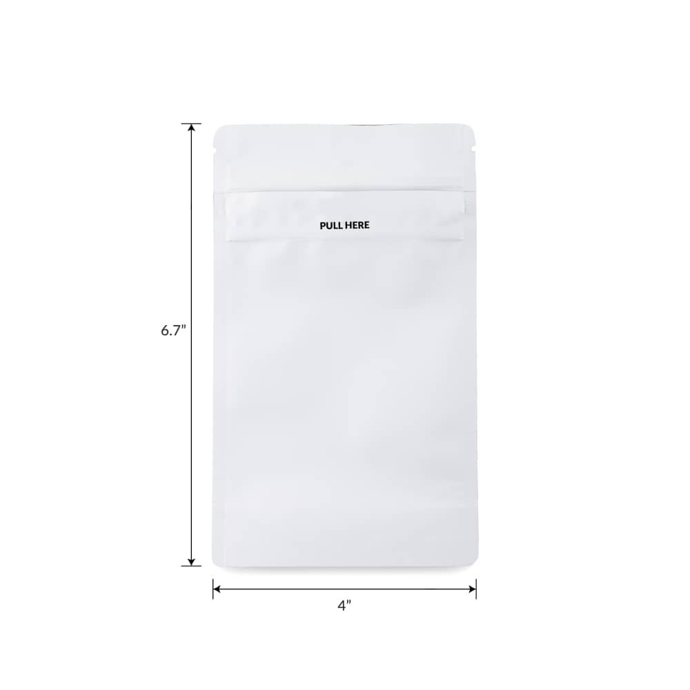 Loud Lock 1/4 Grip N Pull Mylar Smell Proof Child Safe Vacuum Seal Bags - 1,000 Count - Discreet Smoker