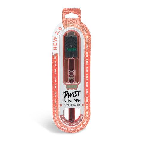 Ooze Twist Slim Pen 2.0 510 Thread Vaporizer Battery - Discreet Smoker
