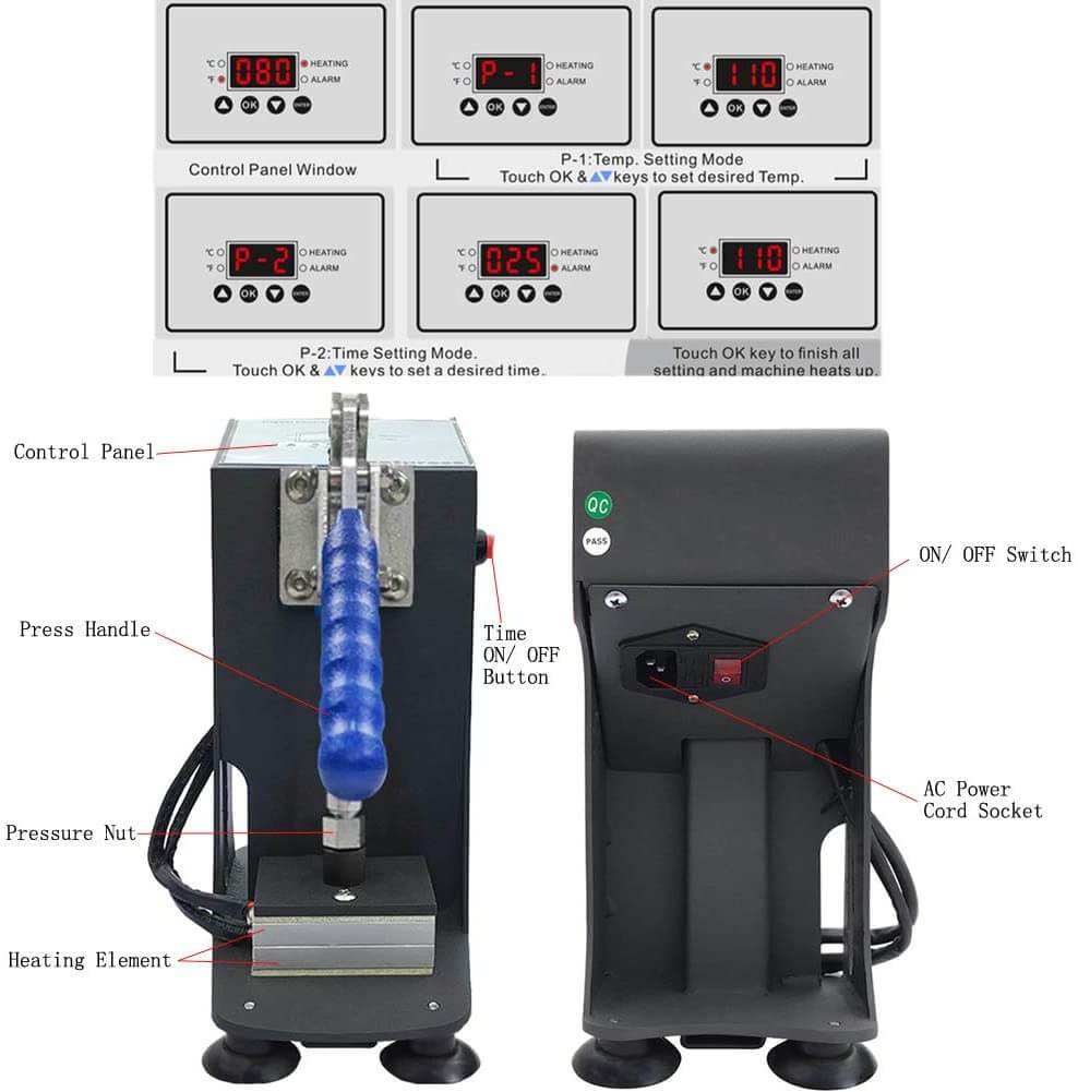 Professional Rosin Press 1000lbs - Extract Oil & Resin - Discreet Smoker