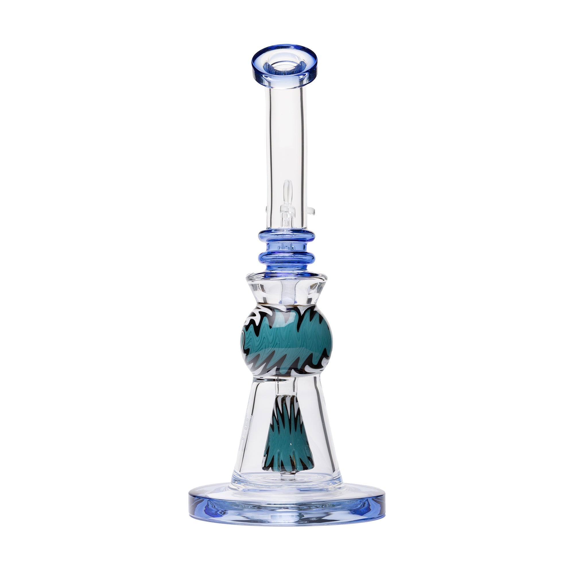 Human Grade 10" Mini Gumball Rig Glass Water Pipe - Discreet Smoker