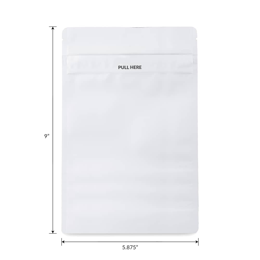 Loud Lock 1 Ounce Grip N Pull Mylar Smell Proof Child Safe Vacuum Seal Bags - 1,000 Count - Discreet Smoker