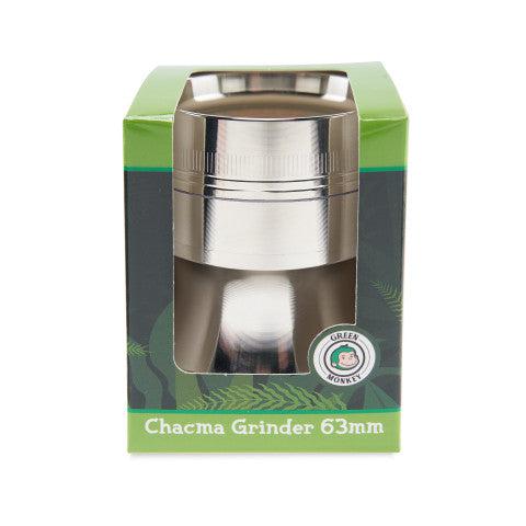 Green Monkey Grinder - Chacma 4pc with Ashtray - 63mm - Discreet Smoker