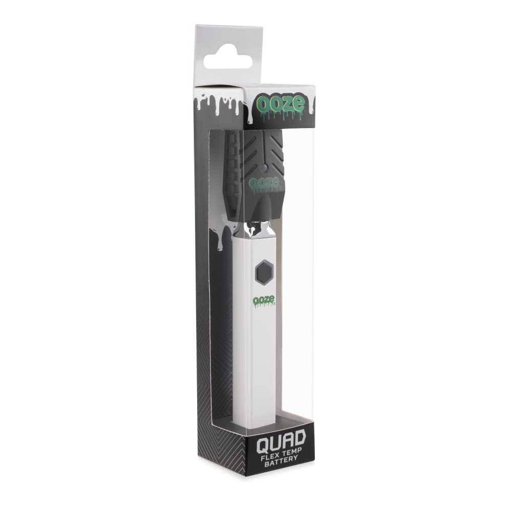 Ooze Quad 510 Thread 500 mAh Square Vape Pen Battery - Discreet Smoker