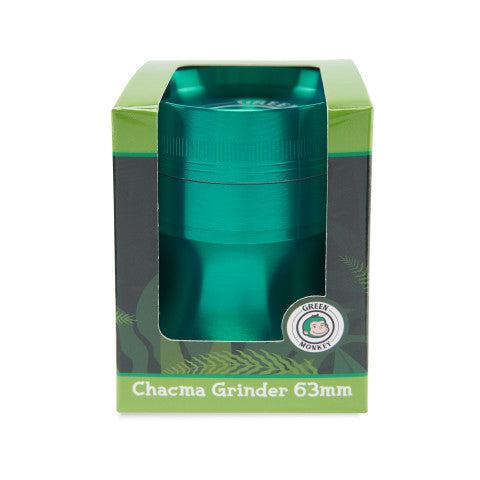 Green Monkey Grinder - Chacma 4pc with Ashtray - 63mm - Discreet Smoker