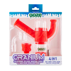Ooze Cranium Silicone 4-in-1 Hybrid Water Pipe - Discreet Smoker