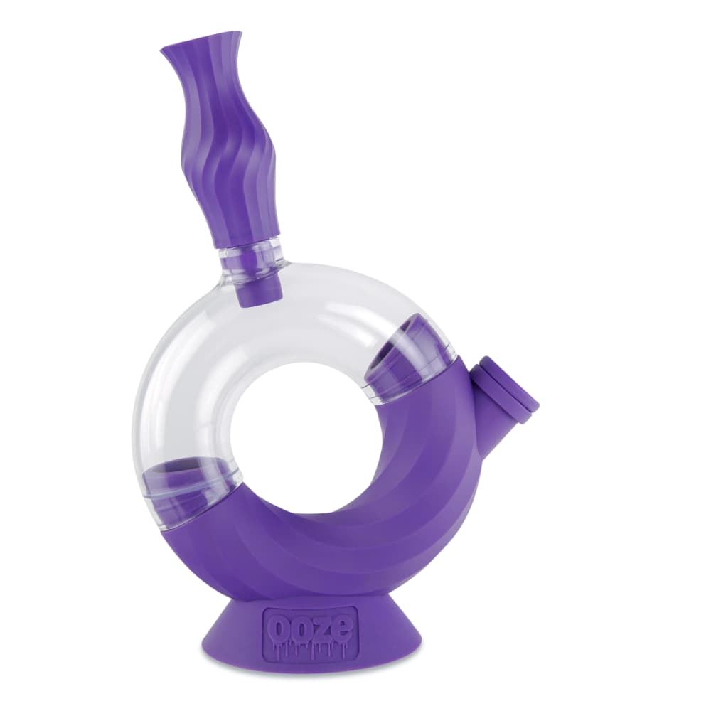 Ooze Ozone Silicone Water Pipe and Dab Straw - Discreet Smoker