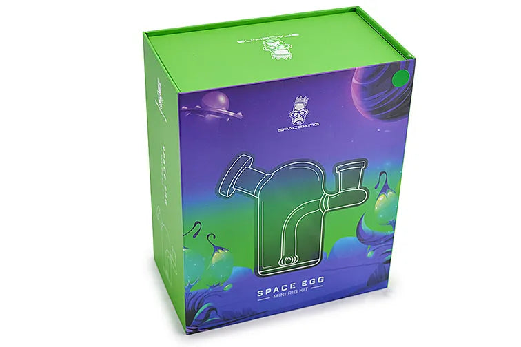 Space King Glass - 'Space Egg' Mini Rig - Discreet Smoker