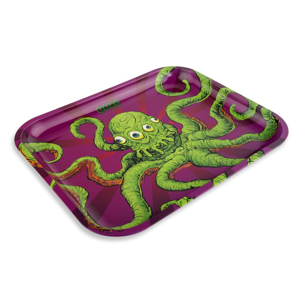 Ooze Rolling Tray - Metal - Large - Discreet Smoker