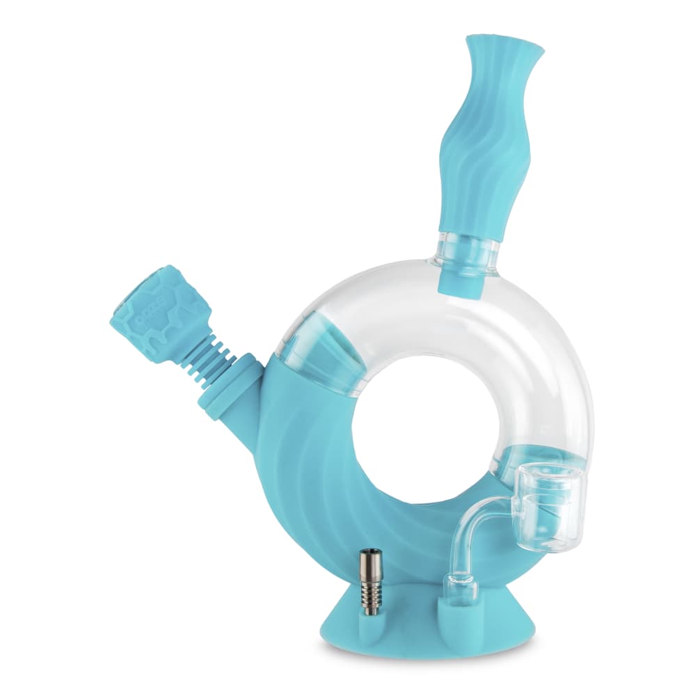 Ooze Ozone Silicone Water Pipe and Dab Straw - Discreet Smoker