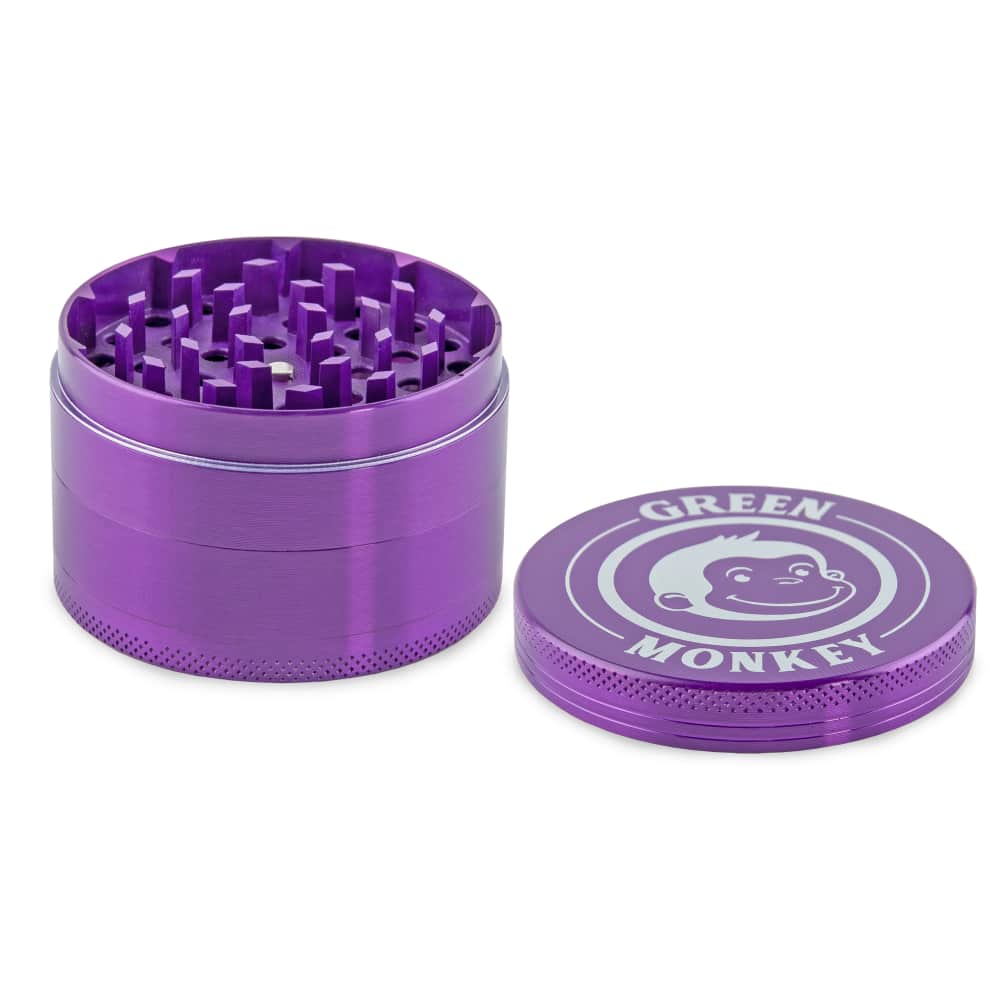 Green Monkey Grinder - Capuchin 4pc - 63mm - Discreet Smoker